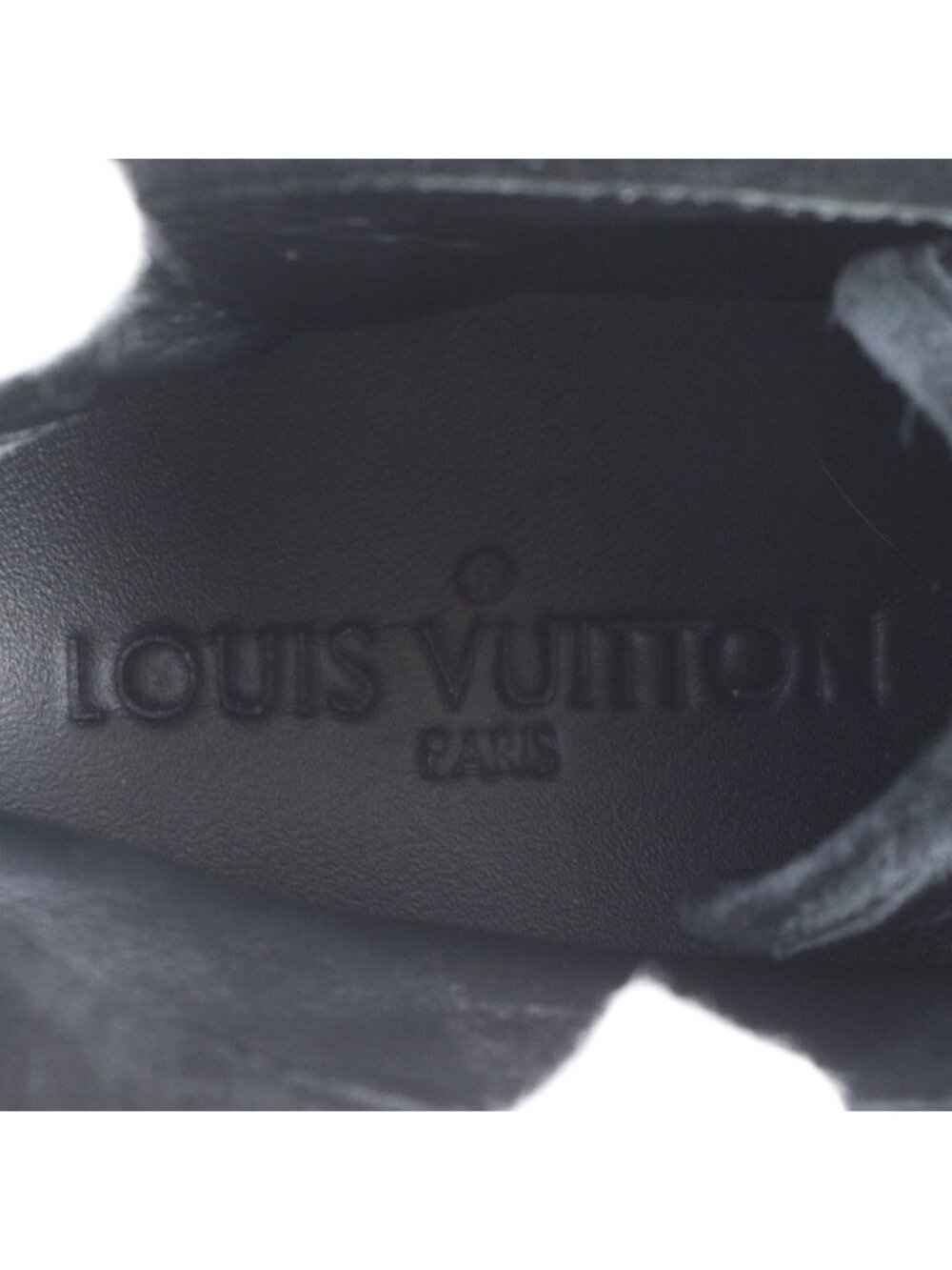 Louis Vuitton Monogram 36.5 Sneakers Lace Up Shoes Black - Picture 9 of 10